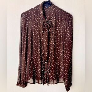 💜Brown Banana Republic Blouse💜